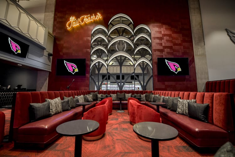 Cardinals Score Big With High Design, Luxury Club Level — Bar