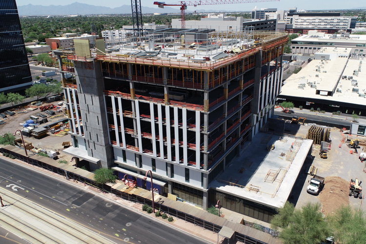 100M Creighton University Phoenix Campus Marks Topping Out AZ Big   Creighton University 1 